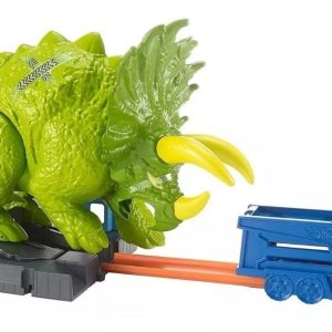 Pista Hot Wheels Triceratops Destructor